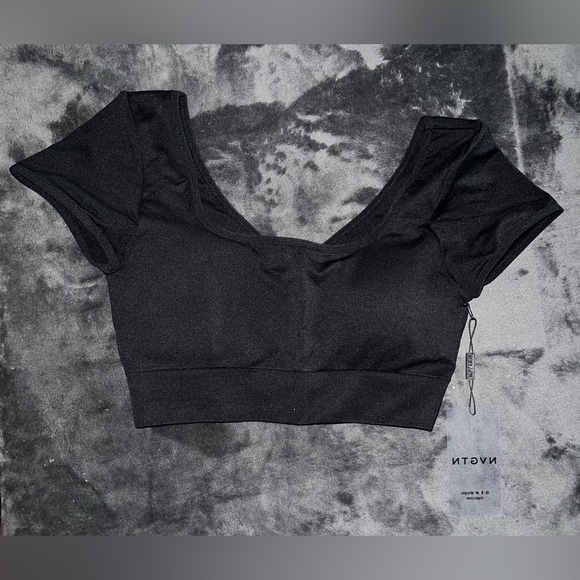 NVGTN Black Serene Seamless Bra Size Medium New with tag - Picture 5 of 12